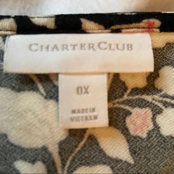 Charter club‎  floral blouse - Picture 6 of 8